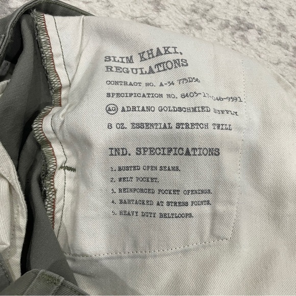 AG Adriano Goldschmied Supply Standard Issue Slim Khaki Pants - Picture 9 of 14
